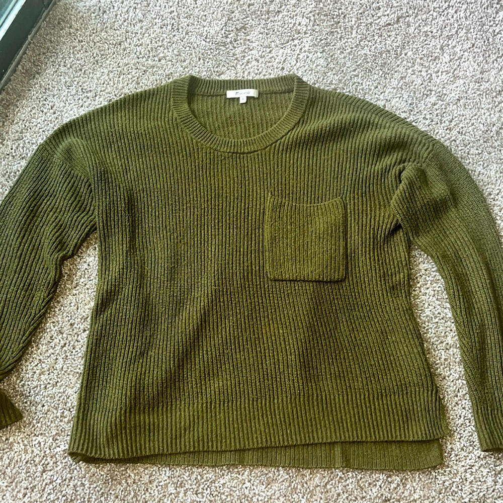 Madewell Olive Green Sweater